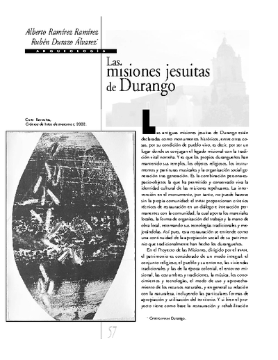 Las misiones jesuitas de Durango