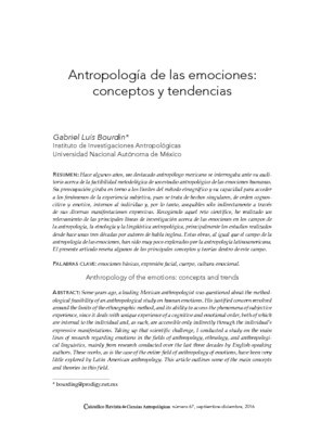 Antropología de las emociones: conceptos y tendencias