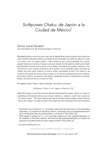 Softpower Otaku: de Japón a la Ciudad de México