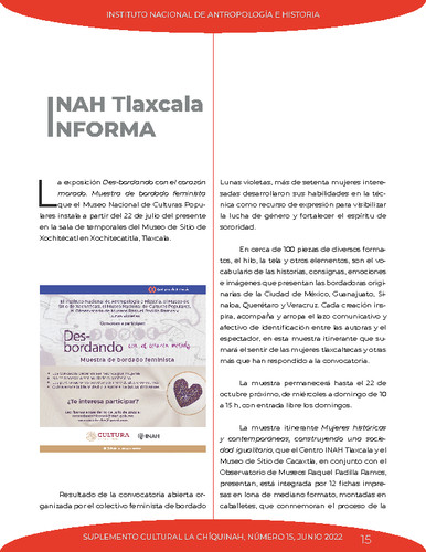 INAH Tlaxcala informa