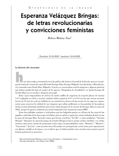 Esperanza Velázquez Bringas: de letras revolucionarias y convicciones feministas