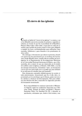El cierre de las iglesias