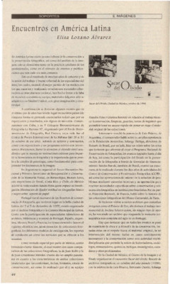 Encuentros en América Latina