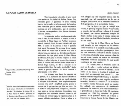 La Plaza Mayor de Puebla