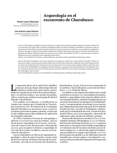 Arqueología en el exconvento de Churubusco