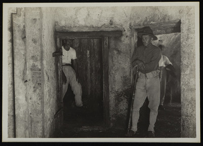 Soldados estadounidenses en las tinajas o calabozos de San Juan de Ulúa
