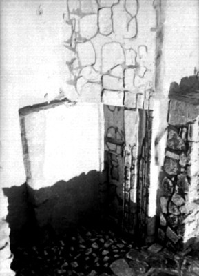 Templo de Los Danzantes, interior, vista parcial