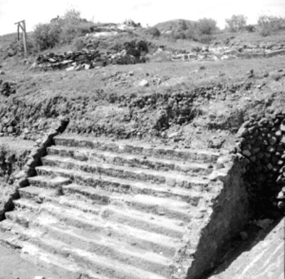 Escalinata de zona arqueológia