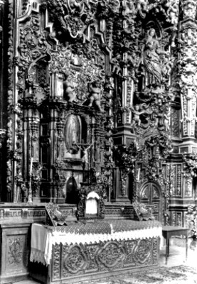 Iglesia de Tepoztlán, altar