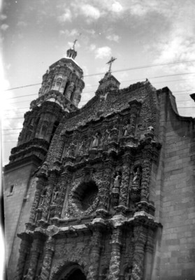 Parte alta de la portada, Catedral de zacatecas