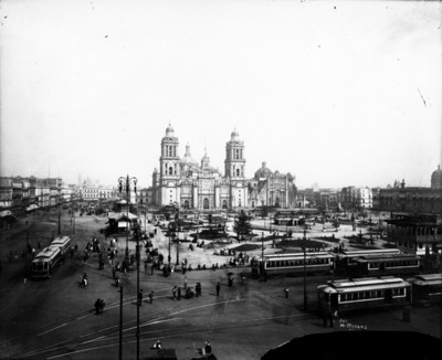 Catedral Metropolitana y zócalo, paisaje