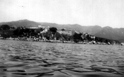 Vista de una isla cercana al mar en Acapulco