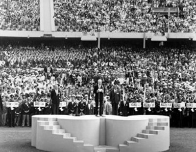 Presidente del COI habla en la inauguración de los Juegos Olimpicos