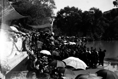 Inauguración del Lago de Chapultepec