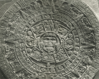 Piedra del Sol o Calendario Azteca, acercamiento