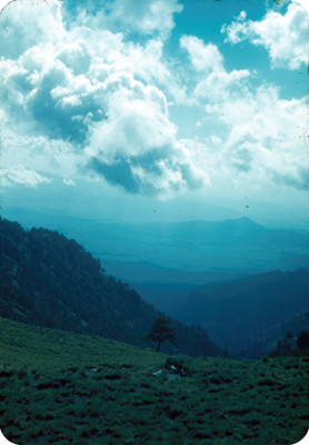 Montañas, vista desde el volcan, paisaje