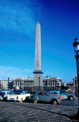 Obelisco de Ramses II en la Plaza de la Concordia