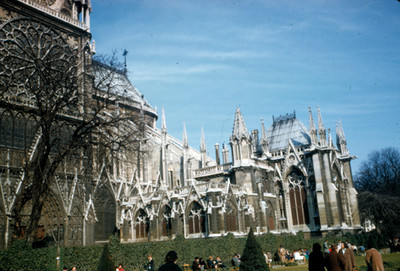 Catedral de Notre-Dame, una de sus fachadas