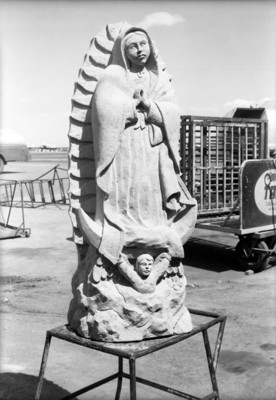 Virgen de Guadalupe, escultura religiosa