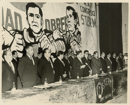Rafael Galván Maldonado y otros líderes sindicales presiden Congreso del Sindicato de Trabajadores Electricistas de la República Mexicana