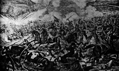 Escenas de la intervención Francesa en México, pintura