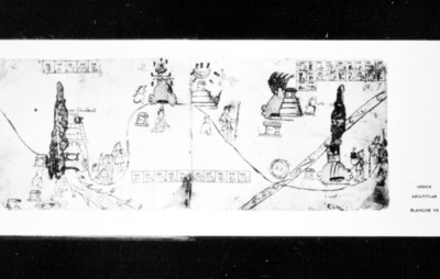 Facsímil de las láminas 12 y 13 del códice Azcatitlán