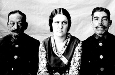 Empleados del Museo Nacional, retrato de grupo