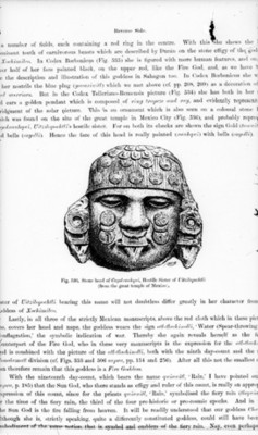 Ilustración de la Cabeza de Coyolxauhqui, reprografía