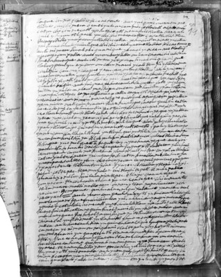 Hoja con letra entrelazada, manuscritos