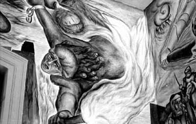 Mural en Palacio de Gobierno, detalle