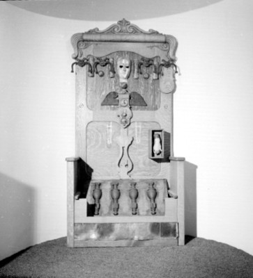 Ensamble de técnica mixta en una exposición