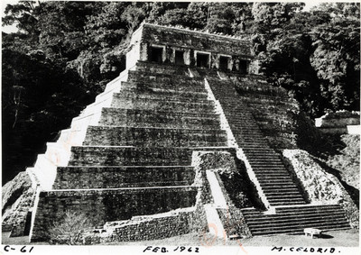 Templo de las Inscripciones, vista frontal