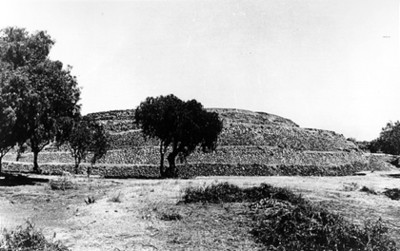 Pirámide de Cuicuilco, vista