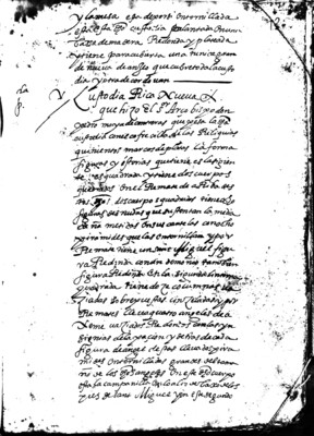 Inventario antiguo, documento
