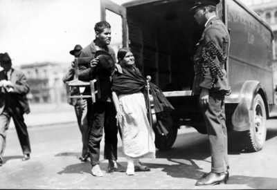 Músicos llevados por la Asistencia Pública del D.F.