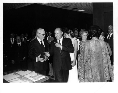 José López Portillo con el presidente de Brasil, Ernesto Géisel