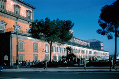 Vista lateral del Palacio de Capodimonte