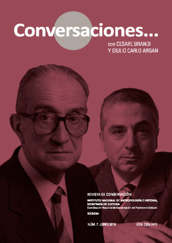 Conversaciones Num. 7 (2019) Conversaciones con... Cesare Brandi y Giulio Carlo Argan