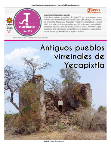 El Tlacuache Num. 879 Año (2019)