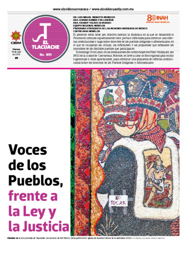 El Tlacuache Num. 891 Año (2019)