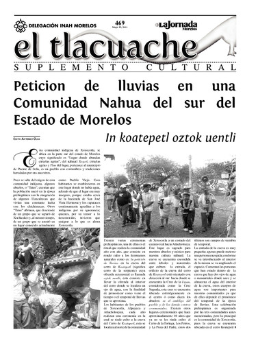 El Tlacuache Núm. 469 (2011)