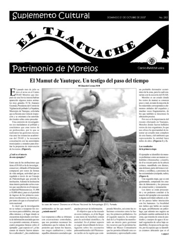 El Tlacuache Núm. 282 (2007)