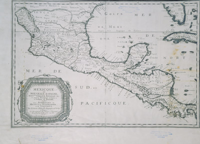 Mexique a Nouvelle Espagne, Nouvelle Gallice, Iucatan et autres provinces jusques a l’Isthe de Panama ; ou sont les Audiences de Mexico, de Guadalajara, et de Guatemala 