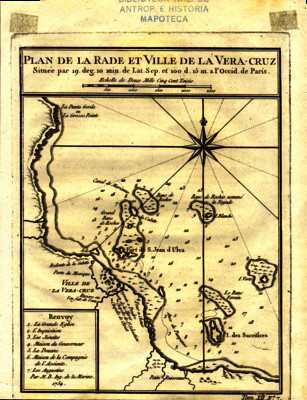 Plan de la Rade et Ville de la Vera-Cruz