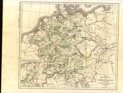 Carte pour servir à l'histoire de l'Empire d'Allemagne de 1138 à 1273