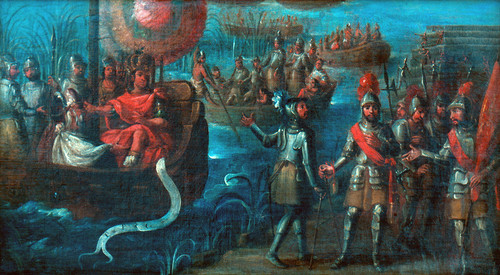 Cuauhtémoc prisionero