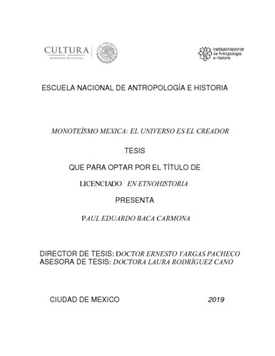 Monoteismo mexica