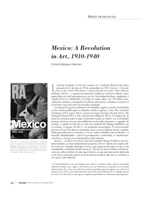 Mexico: A Revolution in Art, 1910-1940