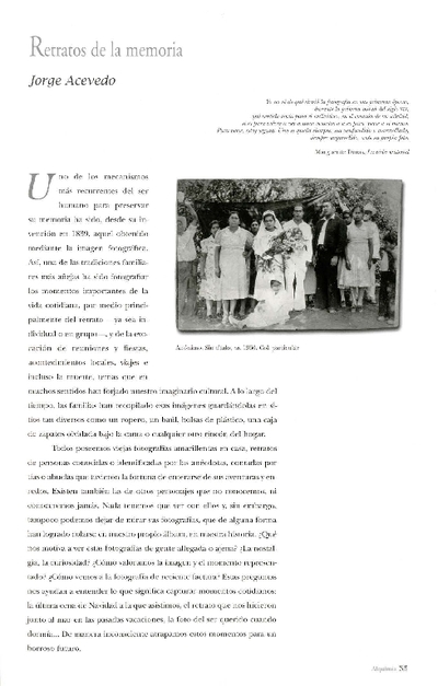Retratos de la memoria