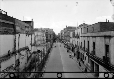 Edificio derruido en la "calle Palma"